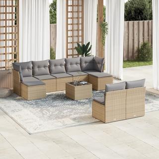 VidaXL Garten sofagarnitur poly-rattan  