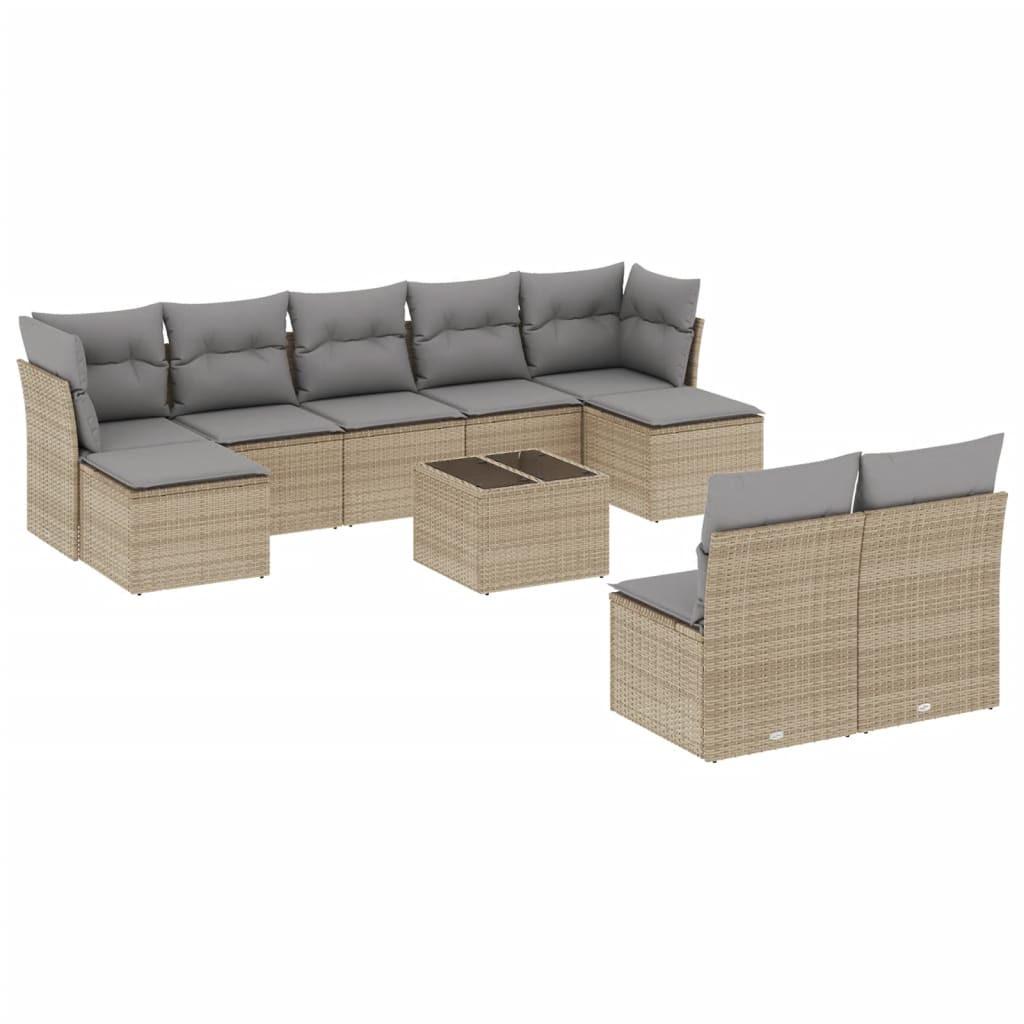 VidaXL Garten sofagarnitur poly-rattan  