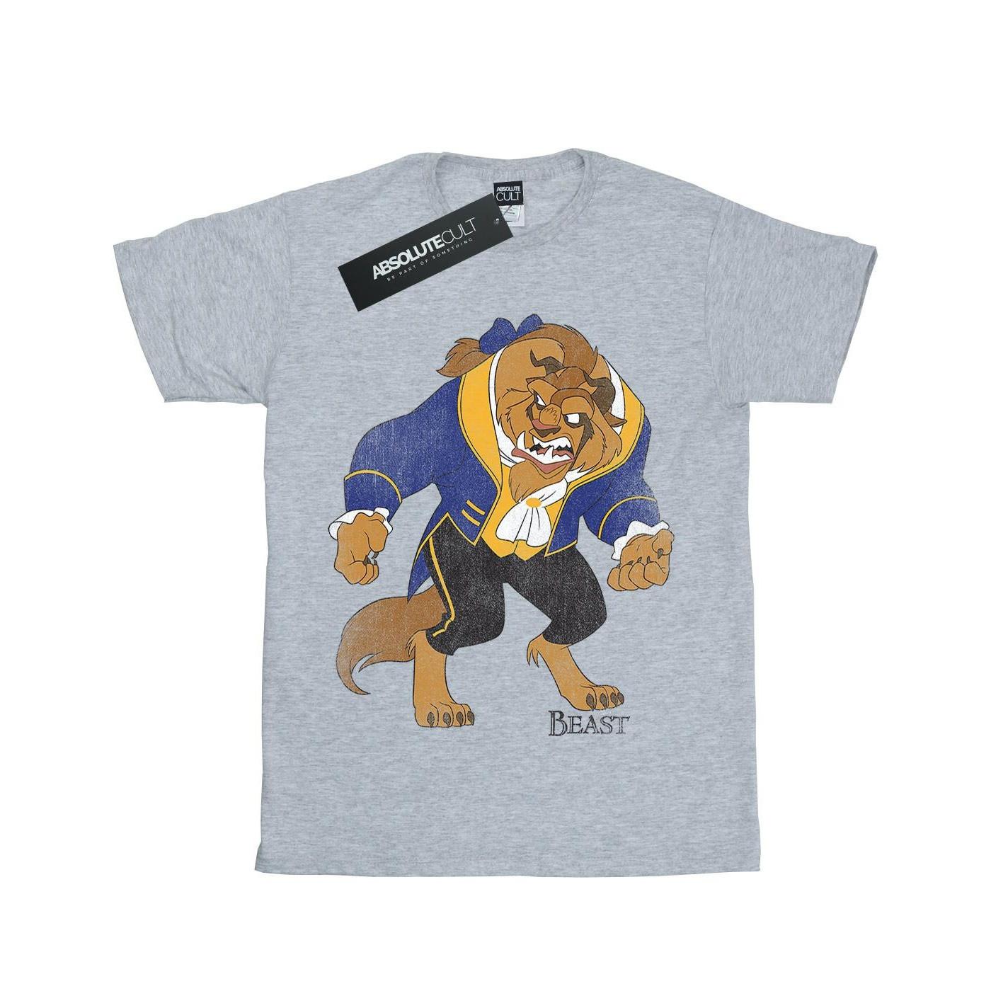 Image of Beauty And The Beast Classic Beast Tshirt Unisex Grau 140/146