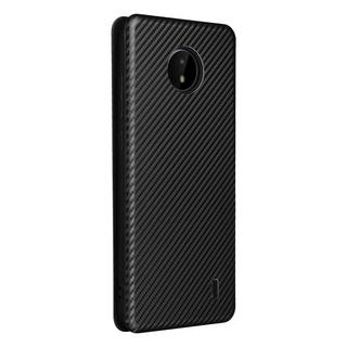 Cover-Discount  Nokia C20 - Carbon Look Flip Case Hülle 