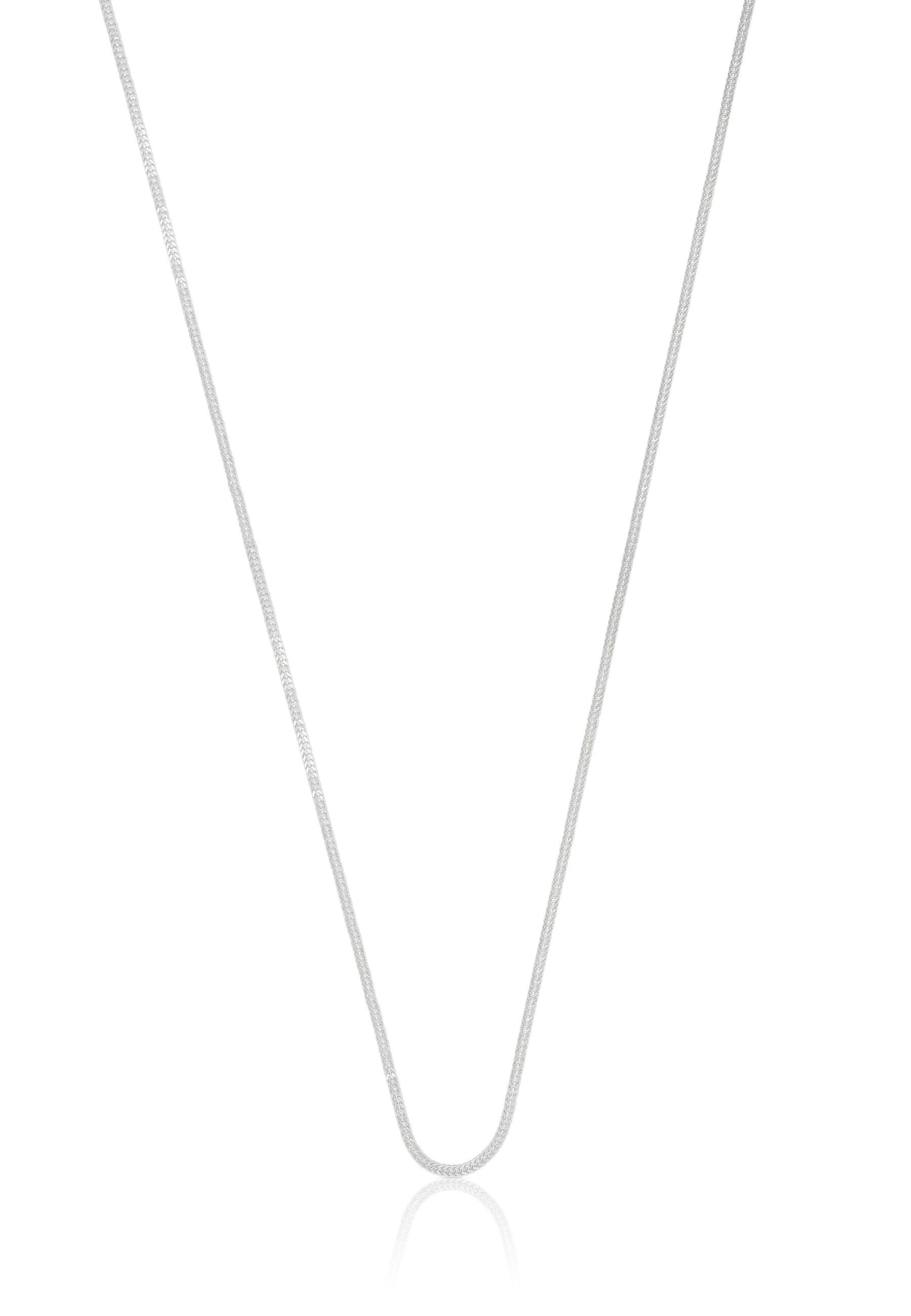 Image of Collier Fuchsschwanz Weissgold 750, 0.7mm, 45cm Damen Silber 45cm