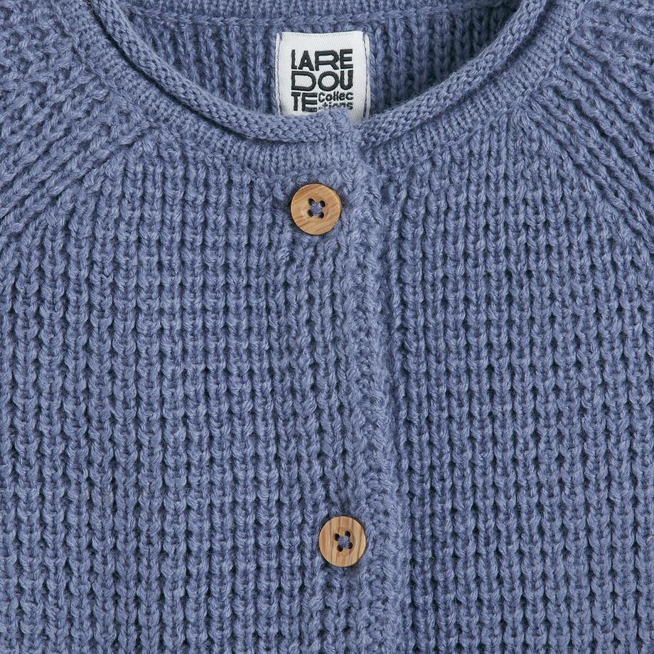 La Redoute Collections  Gilet col rond en grosse maille 