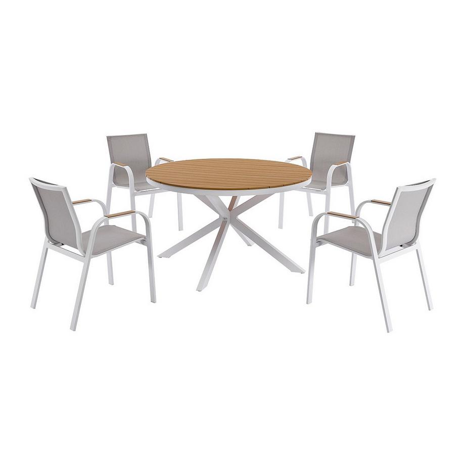 Gartenessgruppe im Set ZEYVA