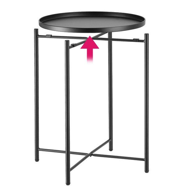 Tectake Table d’appoint CHESTER 45,5x45,5x53cm  