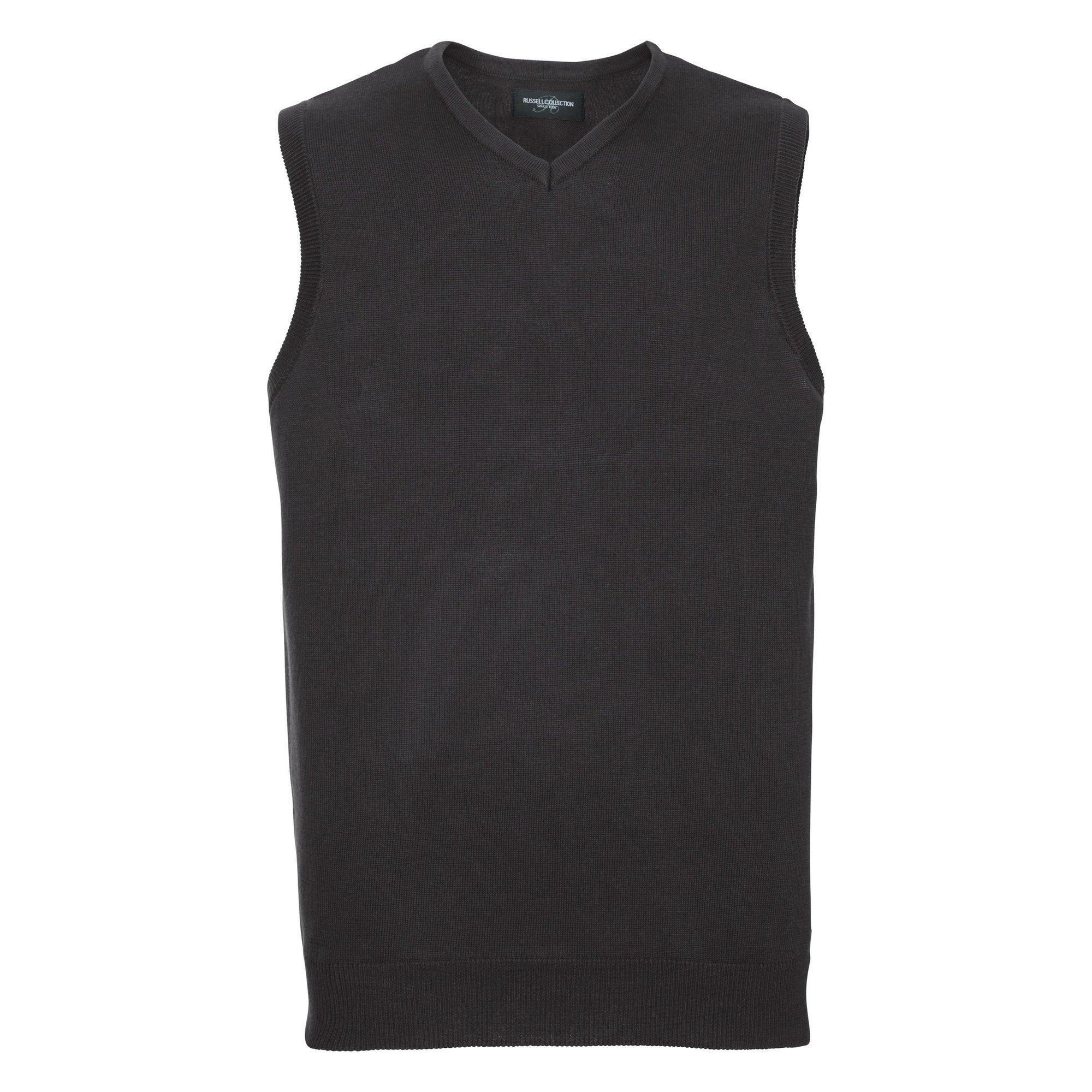 Image of Collection Strickpullunder Mit V Ausschnitt Herren Schwarz XXL