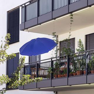 Northix Blauer Sonnenschirm 160 cm  