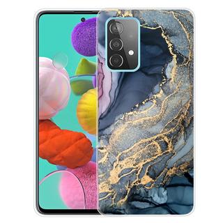 Cover-Discount  Galaxy A32 - Etui en caoutchouc souple blu Marble 