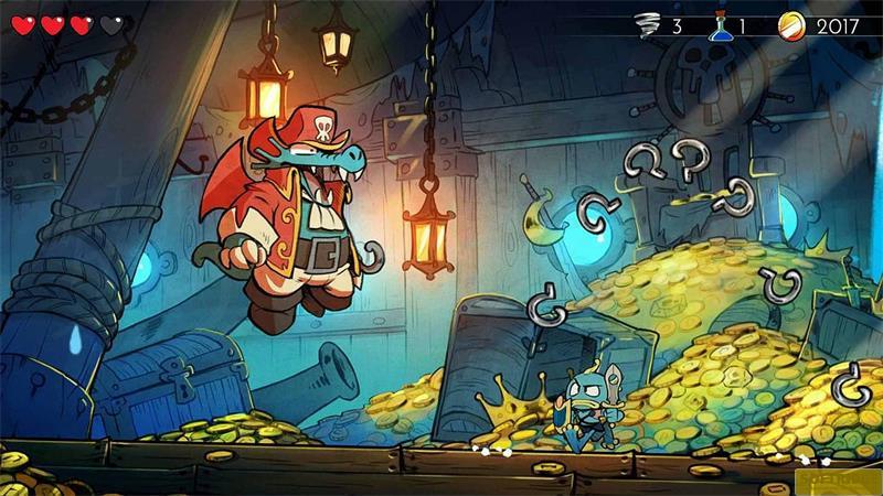 Head-Up  Wonder Boy - The Dragon's Trap 