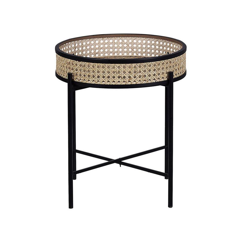 Beliani Table d'appoint en Métal Boho VIENNA  