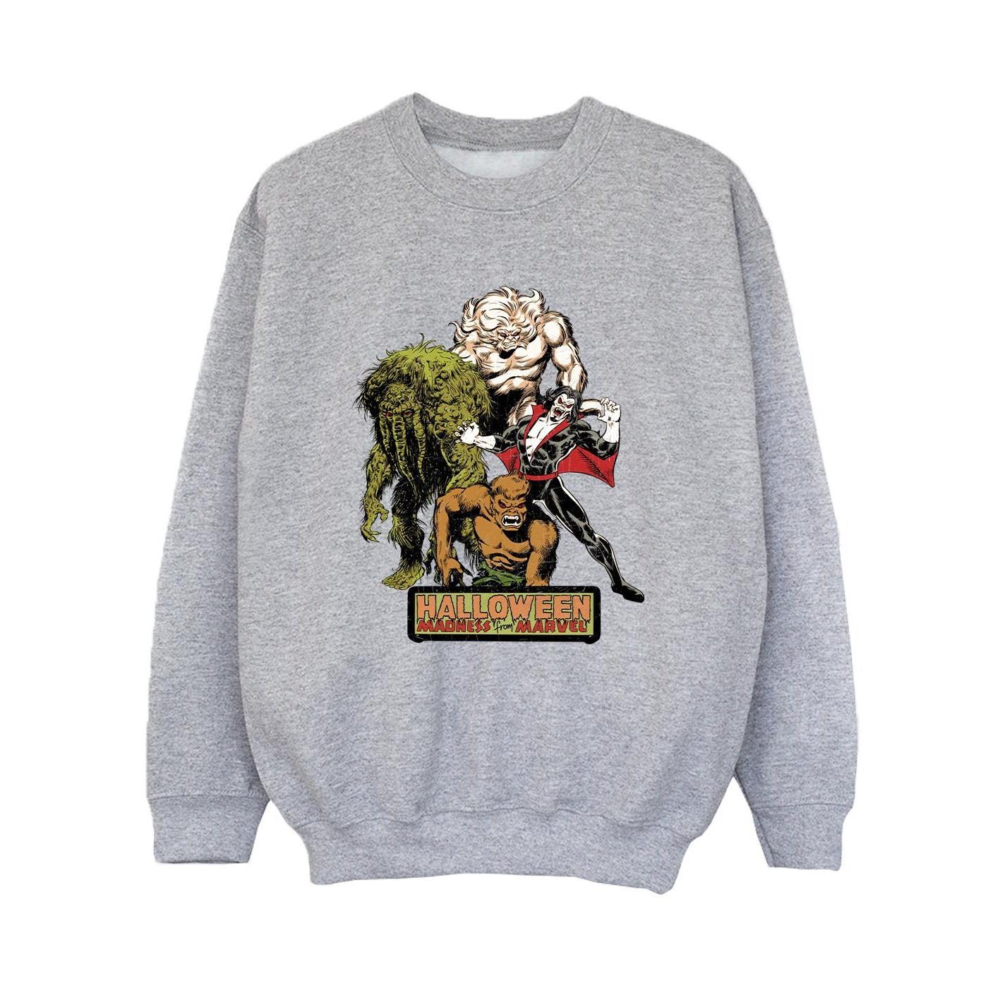 Image of Halloween Monsters Sweatshirt Jungen Grau 104