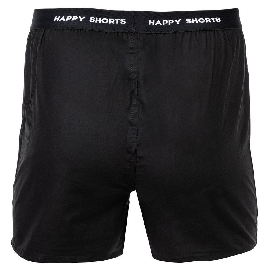 Happy Shorts Web-Boxershorts 3er Pack Bequem sitzend  