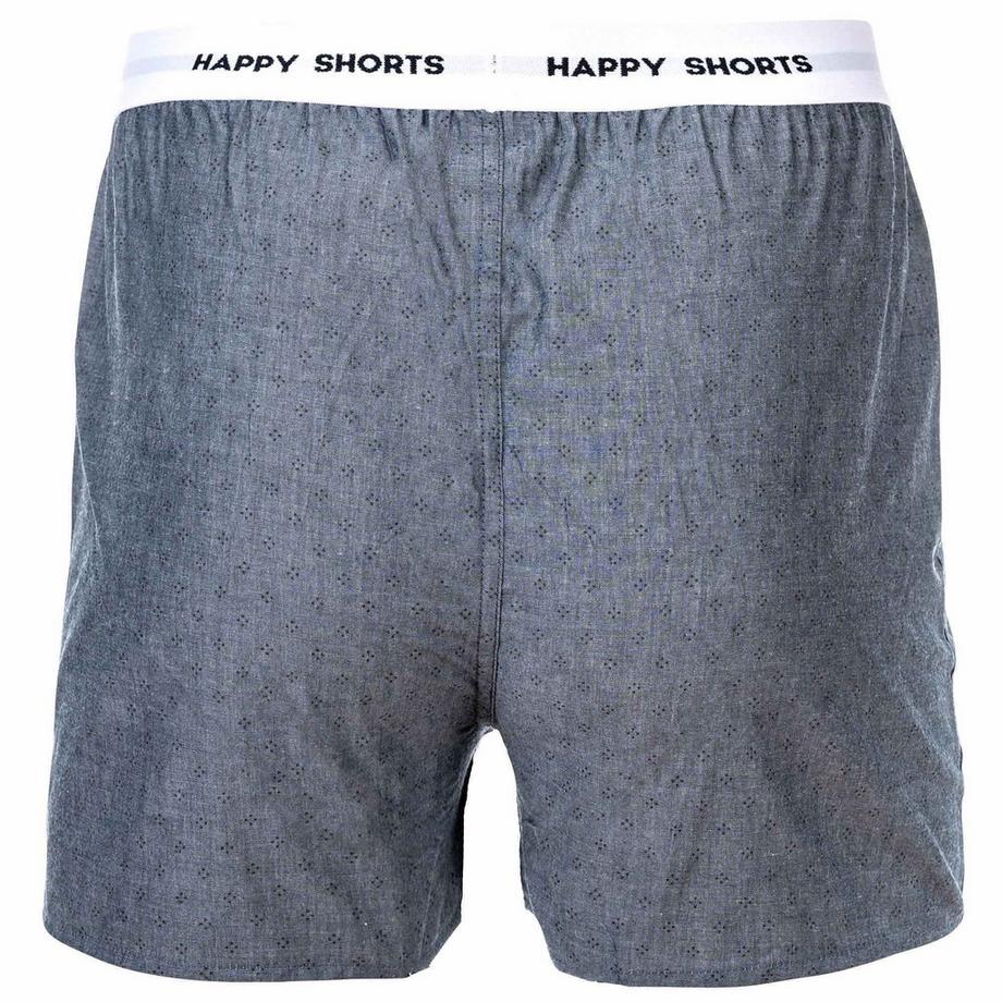 Happy Shorts Web-Boxershorts 3er Pack Bequem sitzend  