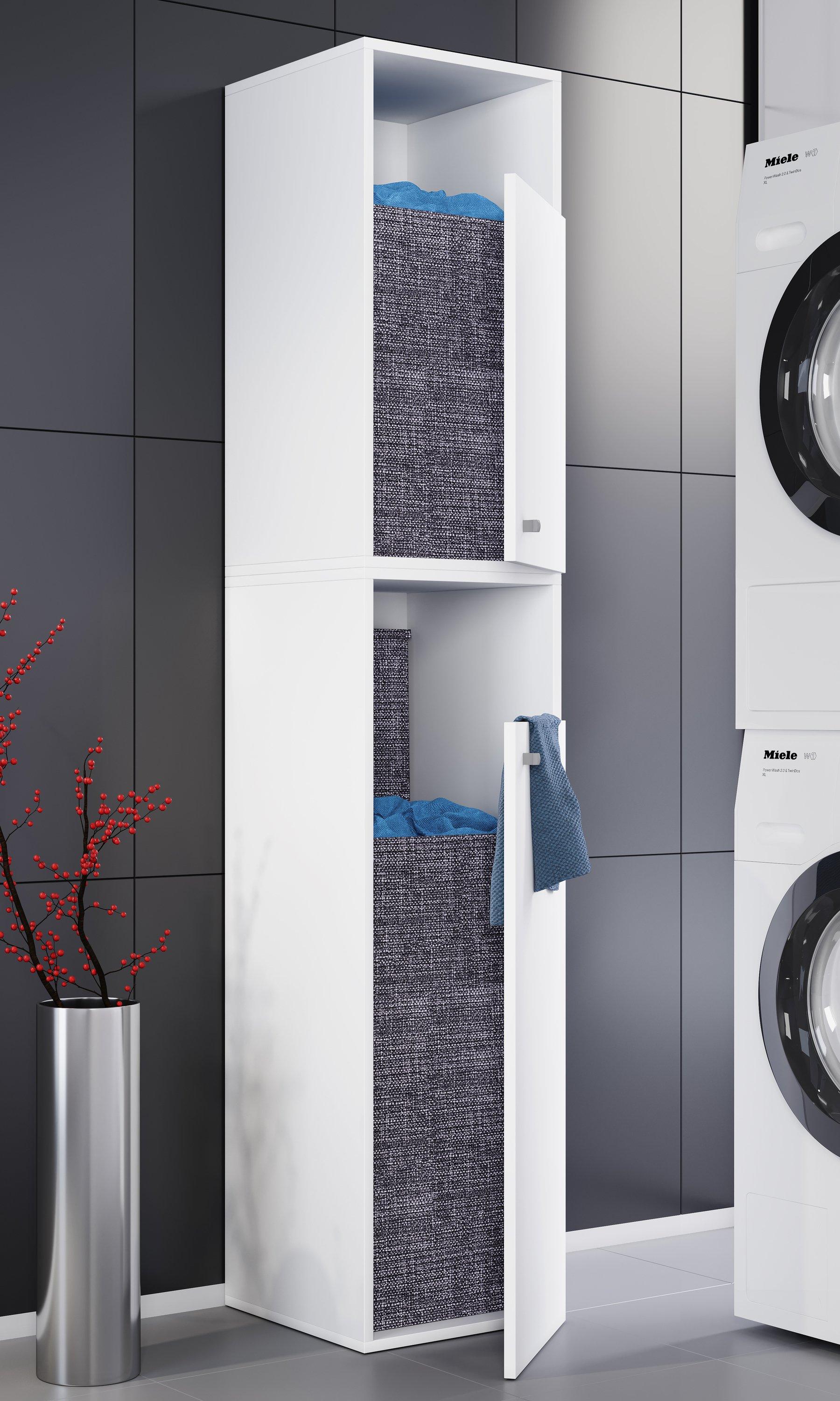 VCM Stoff Wäscheschrank Wäschetruhe Wäschebox Wäschekorb Stoffbox Wäsche Dreso XXL2f  