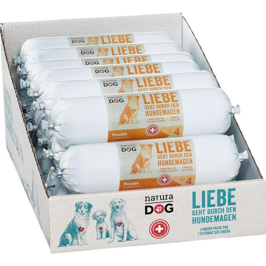 NaturaDog  Poulet mit Reis Terrine, 400g 
