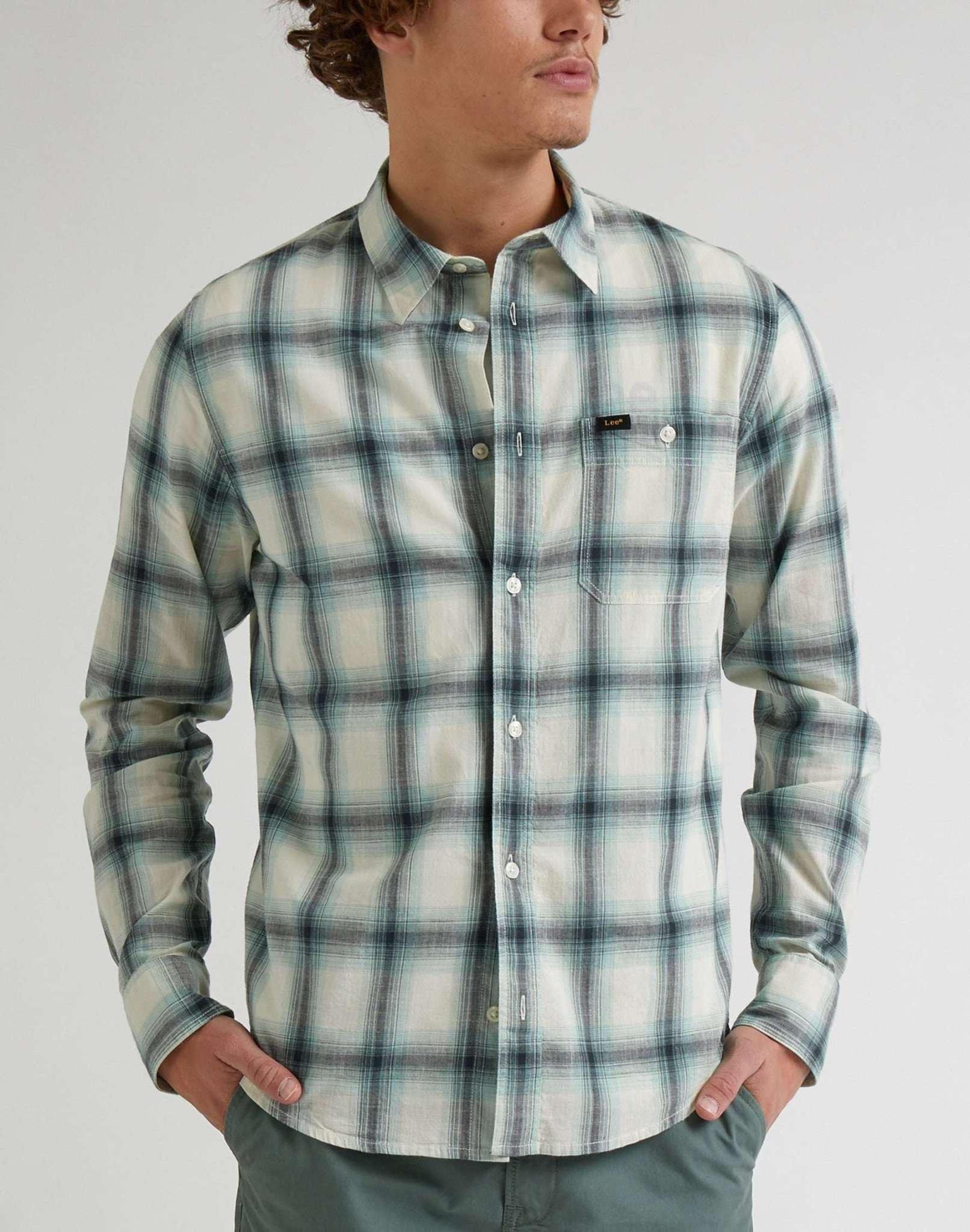 Image of Hemd Leesure Shirt Herren Blau L