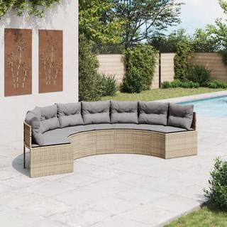 VidaXL Gartensofa poly-rattan  