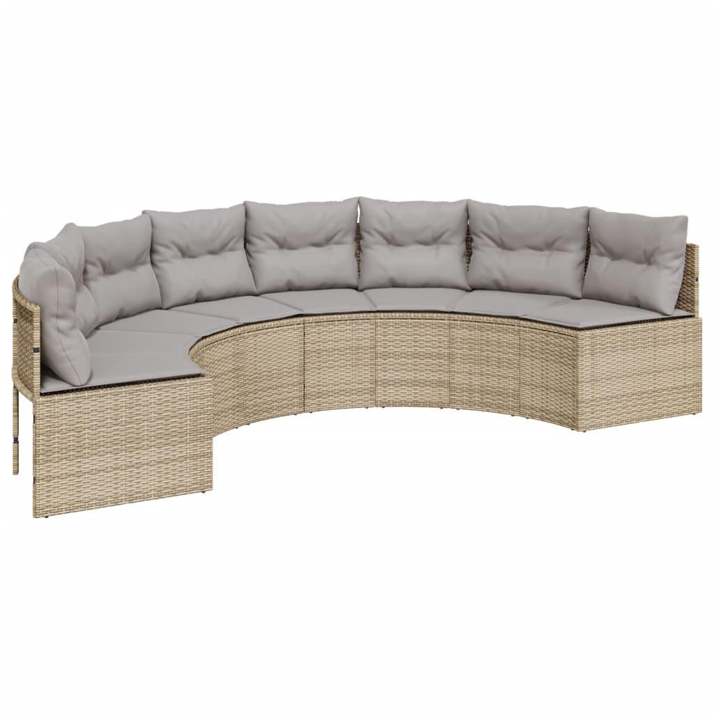 VidaXL Gartensofa poly-rattan  