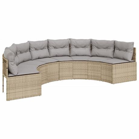 VidaXL Gartensofa poly-rattan  