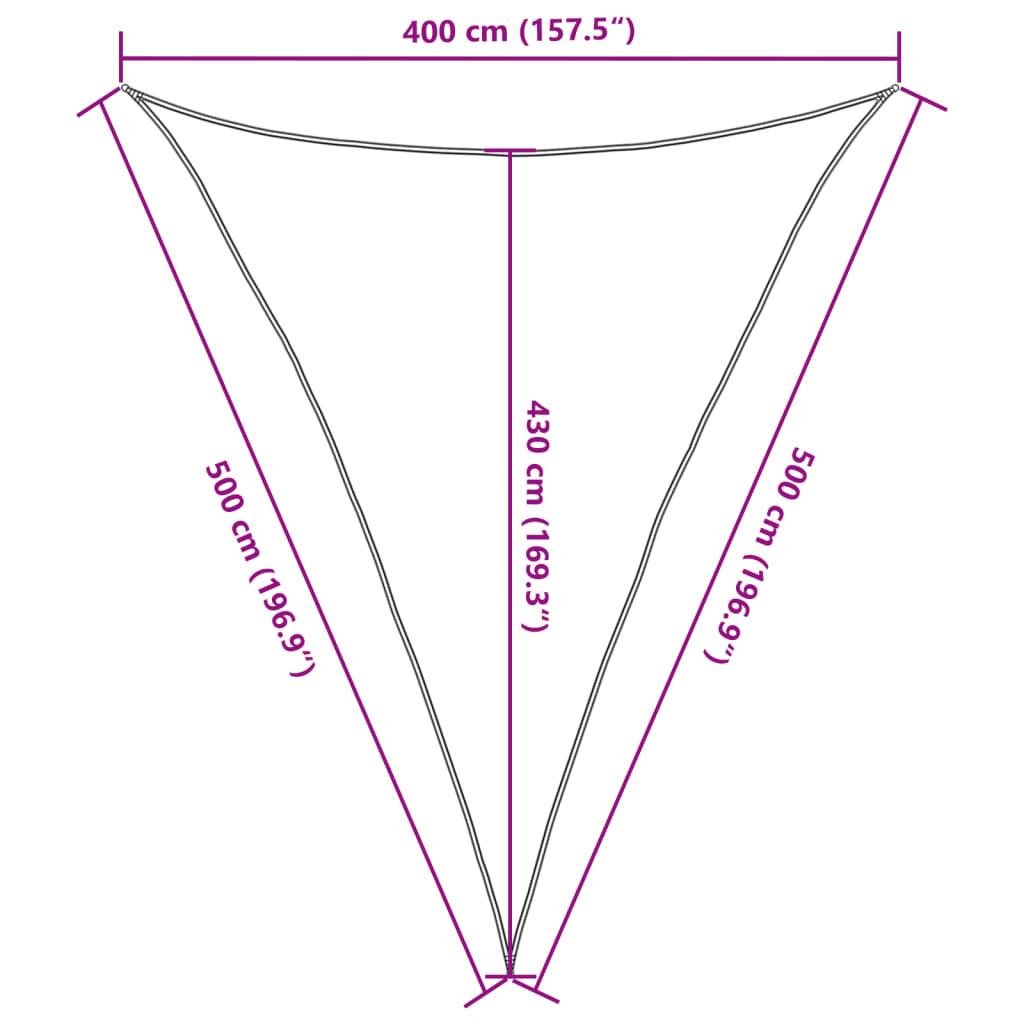 VidaXL vela parasole  