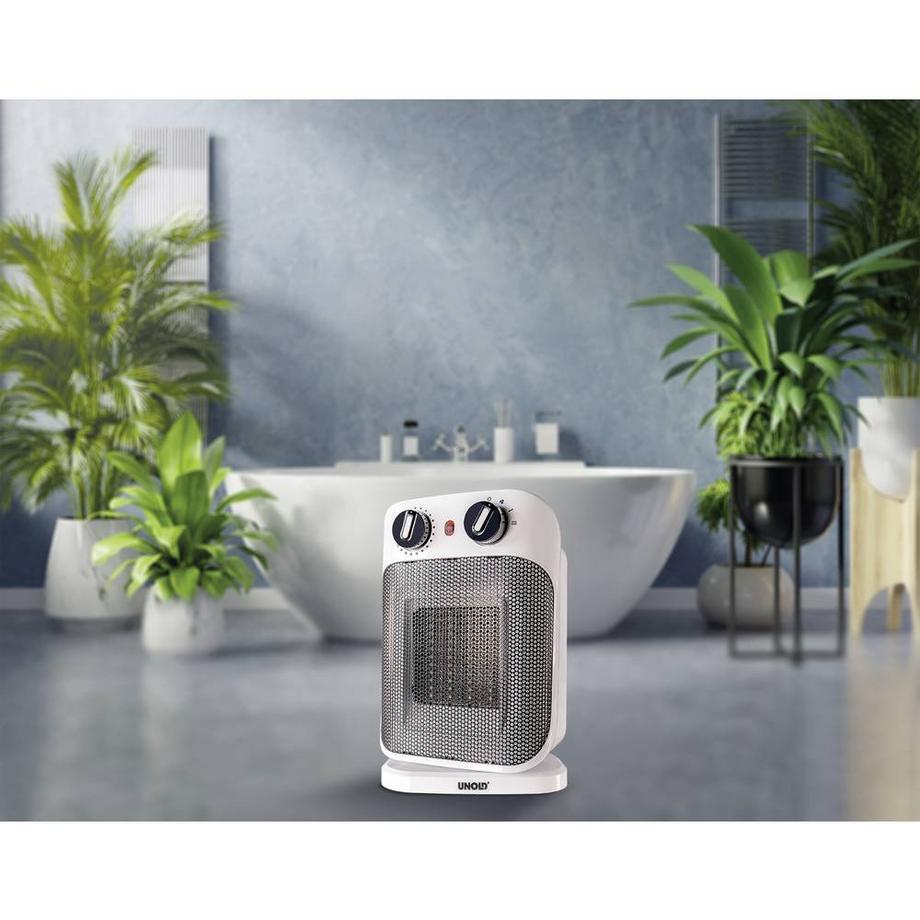 UNOLD Unold 86460 appareil de chauffage Intérieure Blanc 1800 W Chauffage de ventilateur électrique  