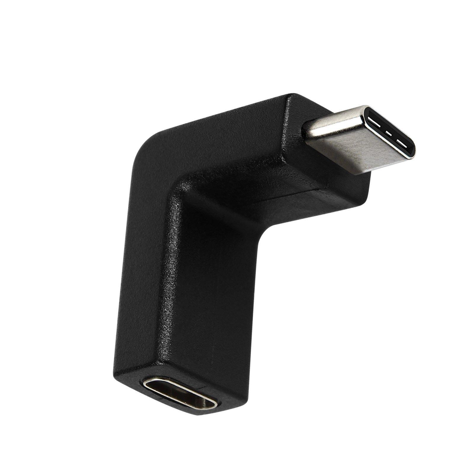 Avizar  Adattatore da USB-C a USB-C a Gomito 90° 