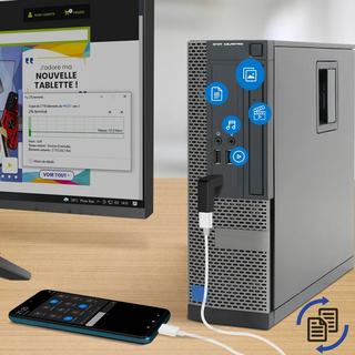 Avizar  Adattatore da USB-C a USB-C a Gomito 90° 