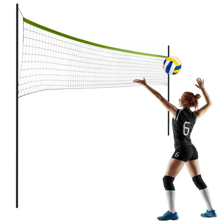B2X  Netz und Ständer für Volleyball und Badminton, 570 cm 