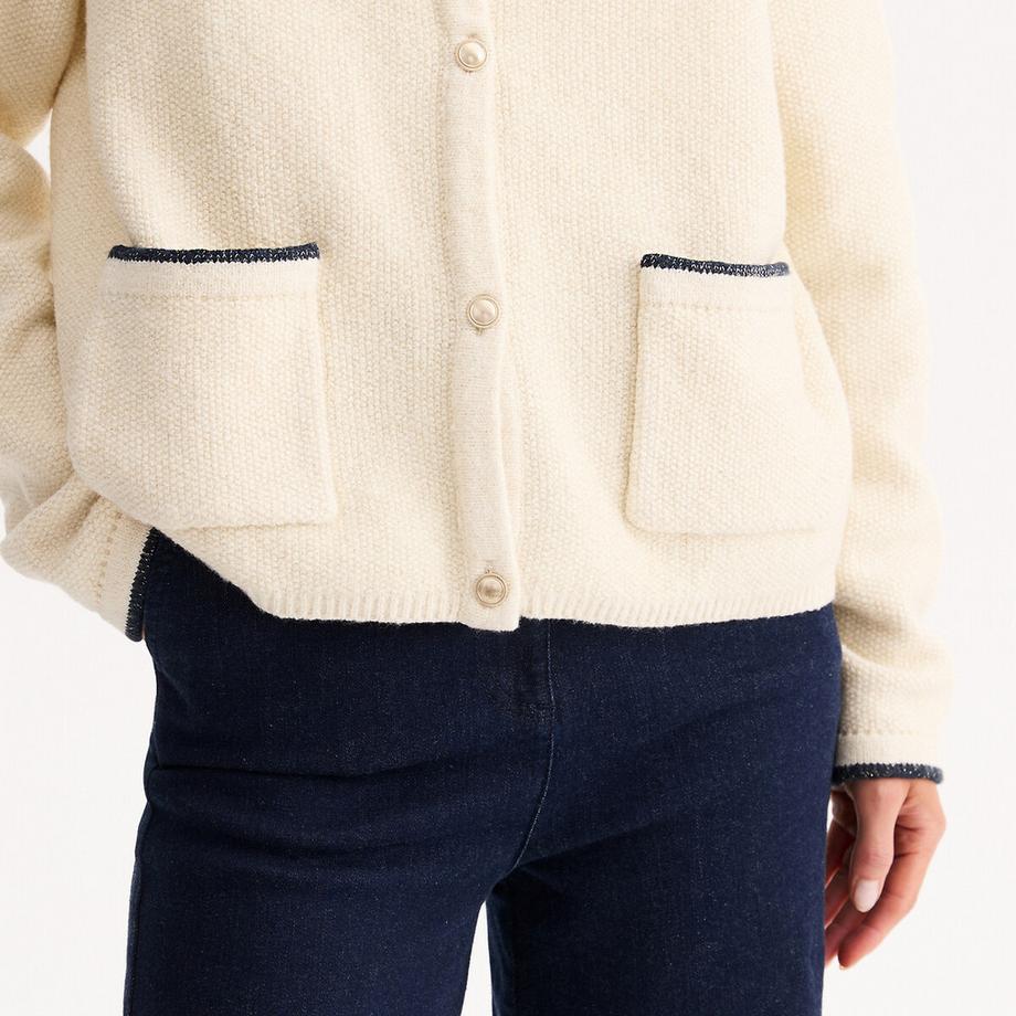 La Redoute Collections Feinstrick Kurzer Cardigan  
