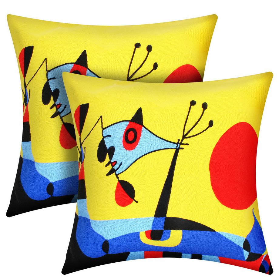Avizar Lot 2 Housses de Coussin Art Solea  