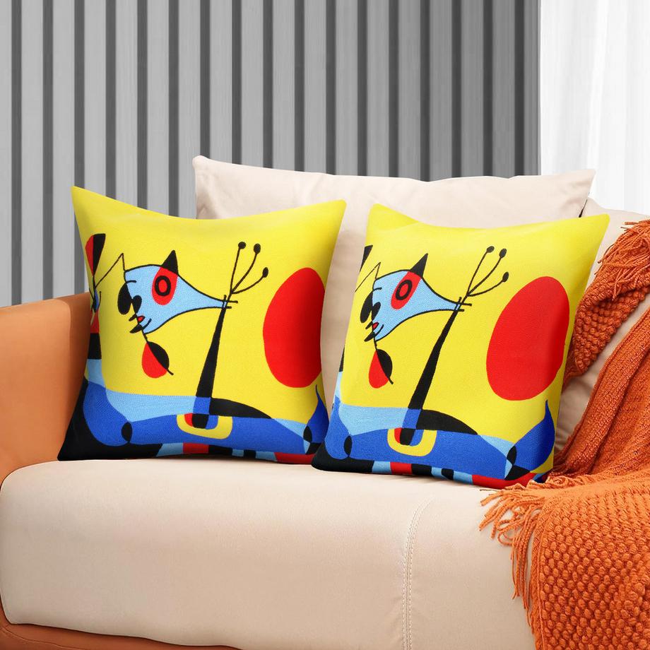 Avizar Lot 2 Housses de Coussin Art Solea  