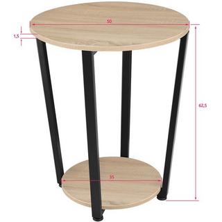 Tectake Table d’appoint SWINDON 50x62,5cm  