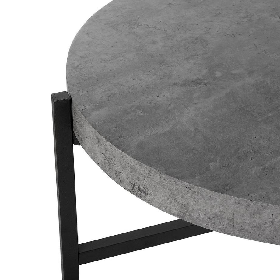 Beliani Couchtisch aus MDF-Platte Industriell BONITA  