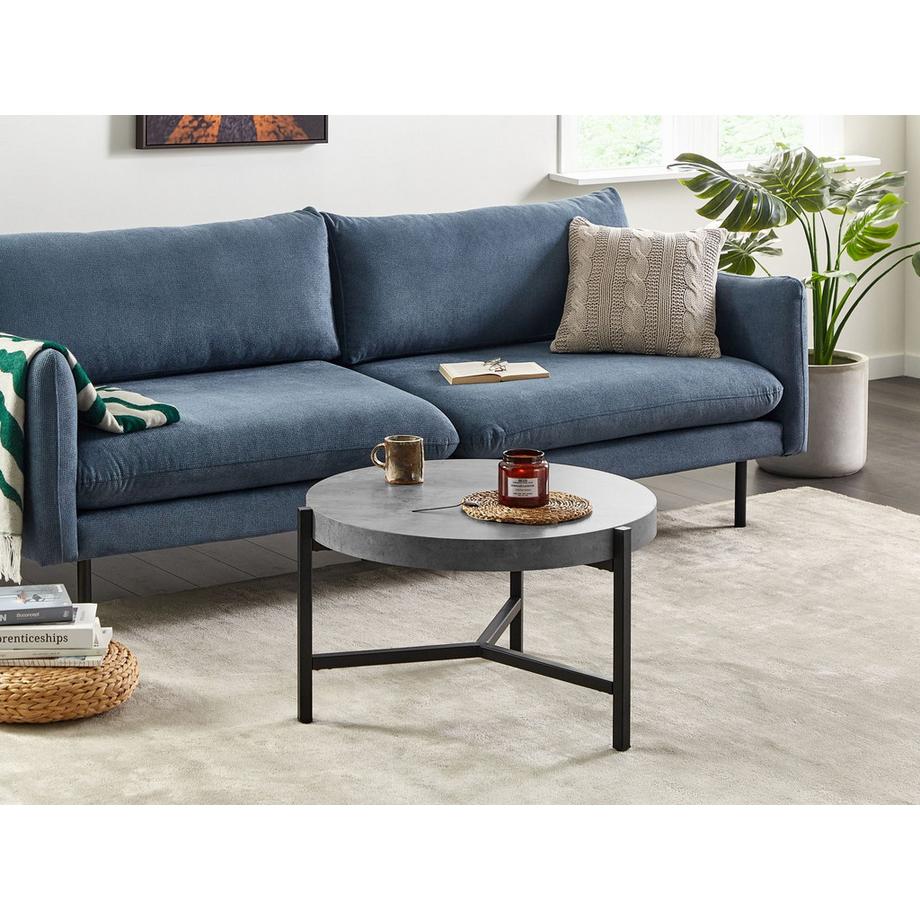 Beliani Couchtisch aus MDF-Platte Industriell BONITA  