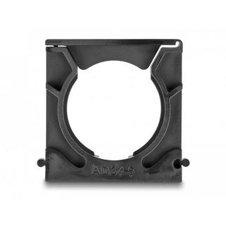 DeLock  Support de manchon de câble avec clip de verrouillage, 34,5 mm, 4 unités, noir 