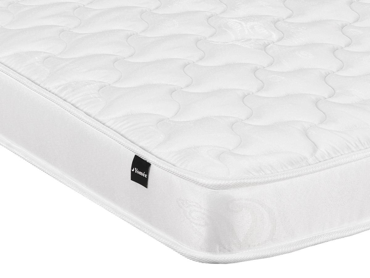 Ysmée Ensemble 90 x 190 cm sommier coffre naturel clair + matelas mousse ép.15cm - DANAE II de YSMÉE  