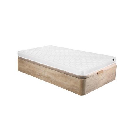 Ysmée Ensemble 90 x 190 cm sommier coffre naturel clair + matelas mousse ép.15cm - DANAE II de YSMÉE  