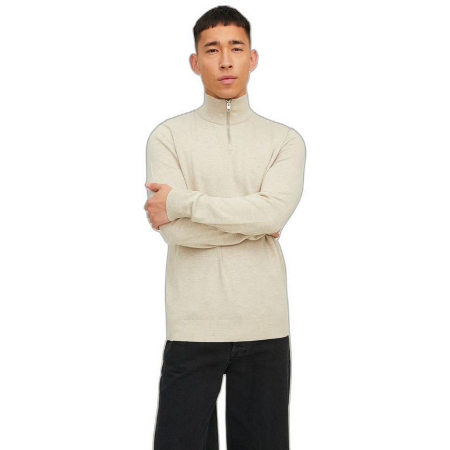 JACK & JONES Emil Pull Semi-Zippé en Maille  