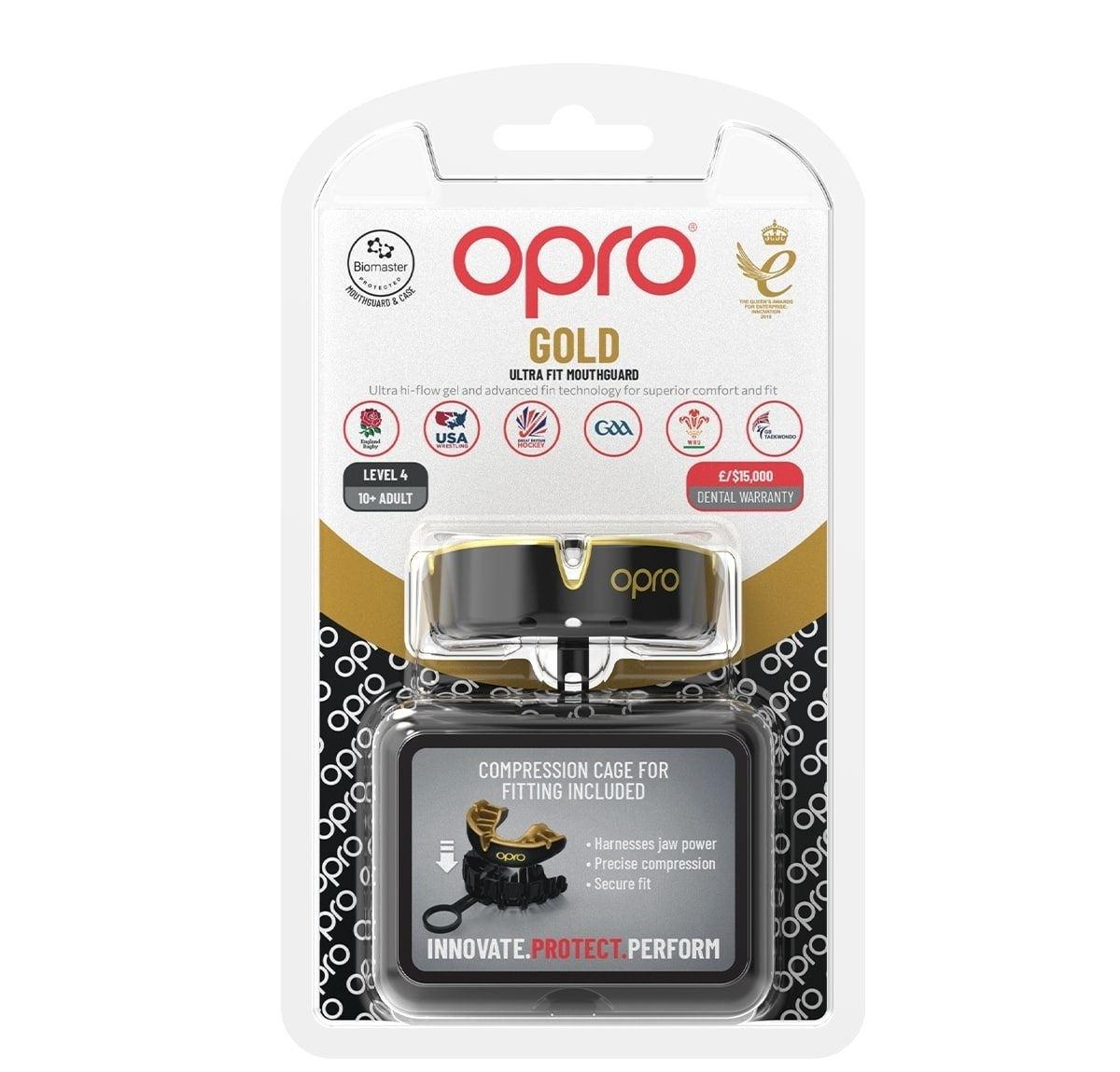 OPRO  OPRO Self-Fit Gold - Blue/Pearl 