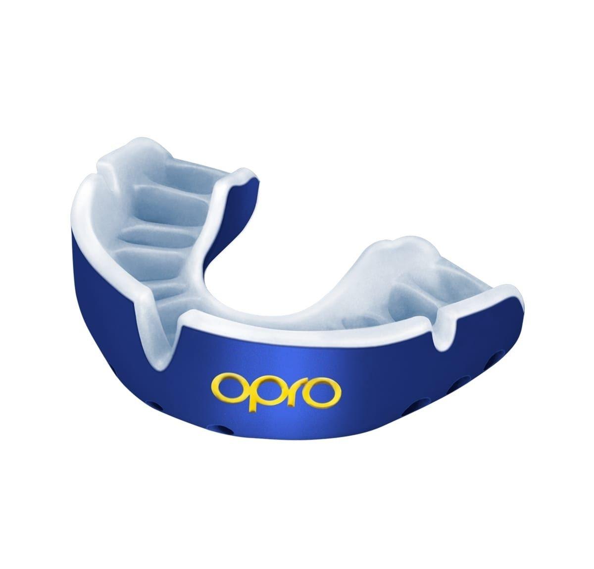 Image of Opro Self-fit Gold - Blue/pearl Unisex Blau ONE SIZE