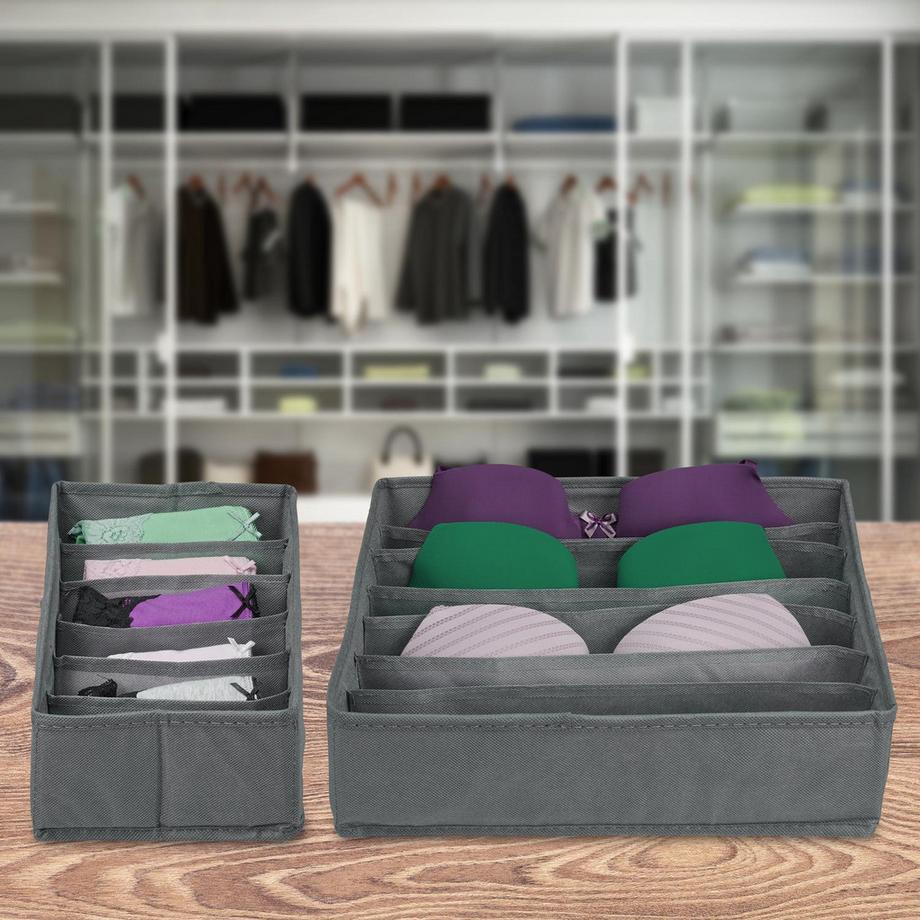 B2X Ensemble de rangement pour sous-vêtements de 4 pièces  
