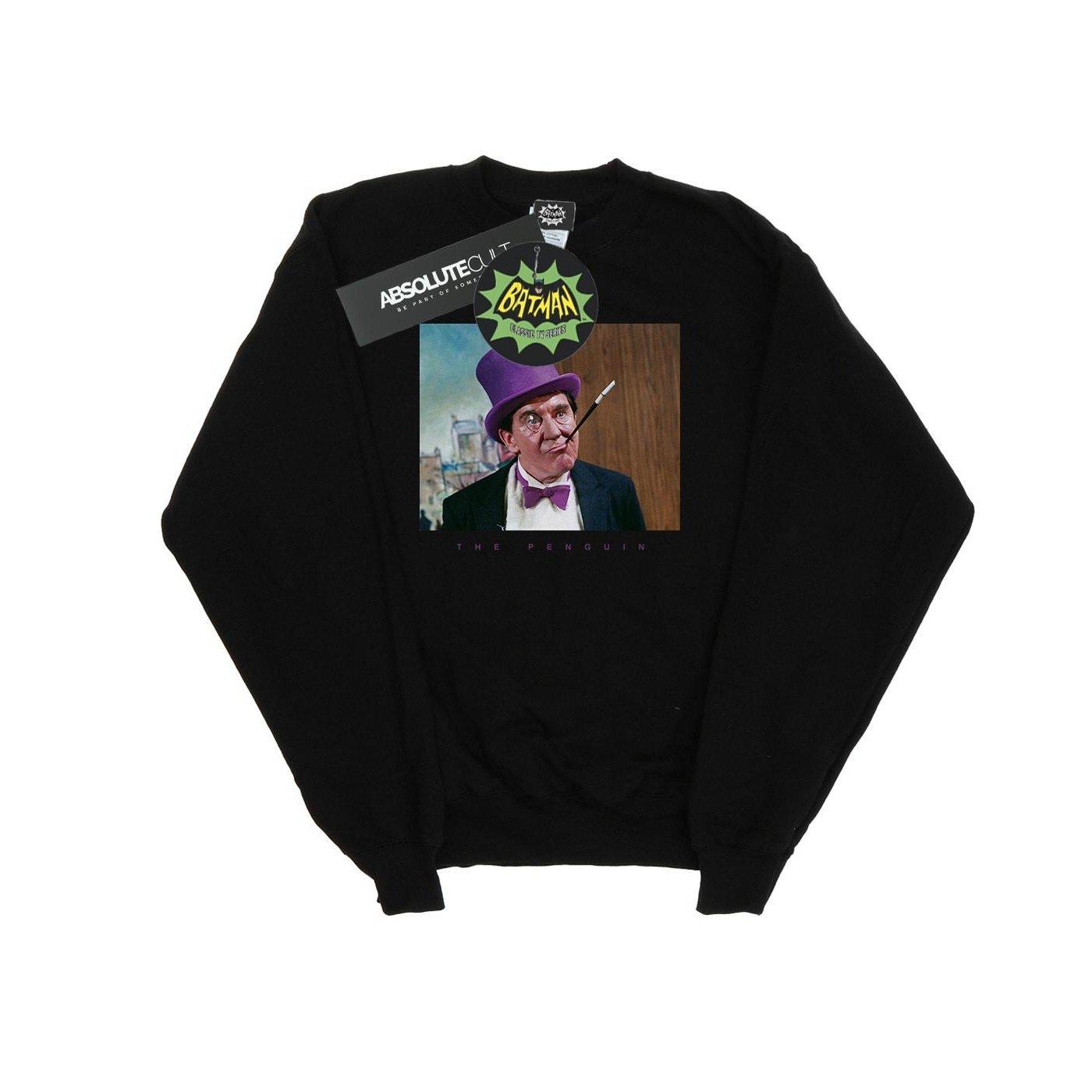 Image of Batman Tv Series The Penguin Photograph Sweatshirt Jungen Schwarz 140/146