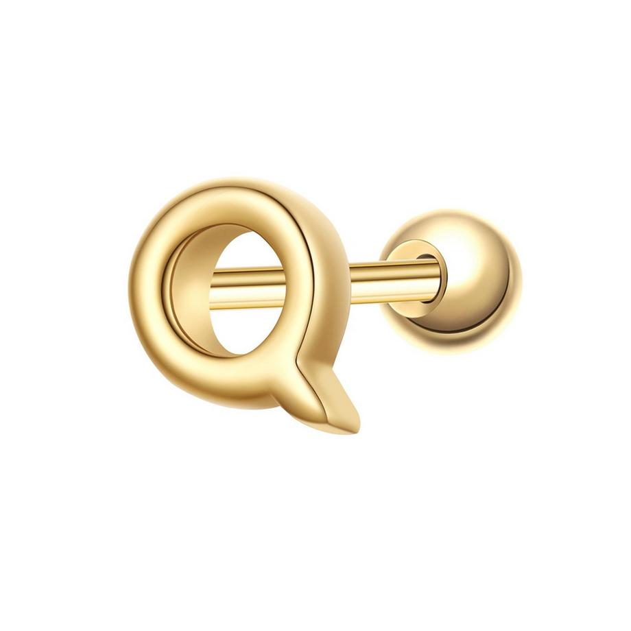 Piercing Buchstabe Q