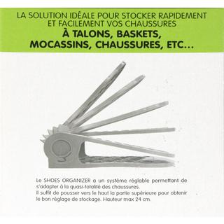 INDUSTEX Shoe Organizer Set of 8-Ensemble de 8 empileurs de chaussures  