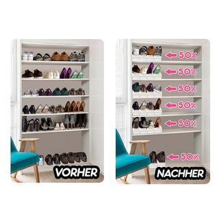 INDUSTEX Shoe Organizer Set of 8-Ensemble de 8 empileurs de chaussures  