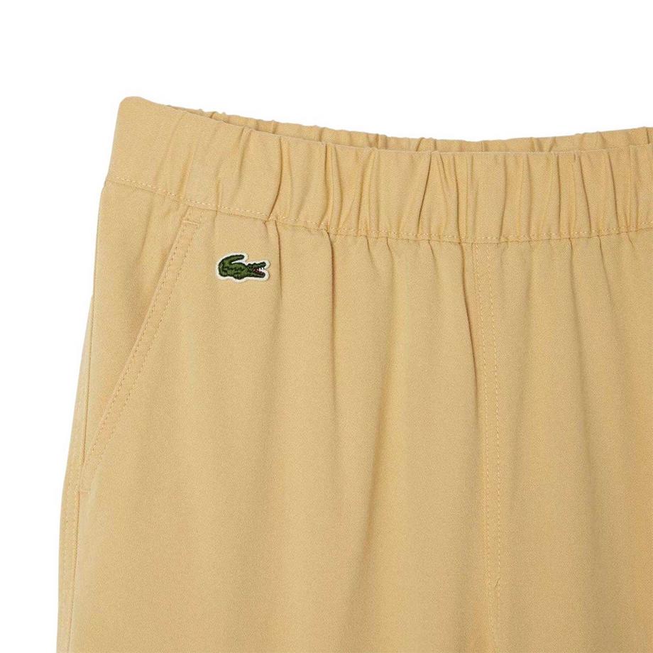 LACOSTE Pantaloni Cargo con Design Coccodrillo  