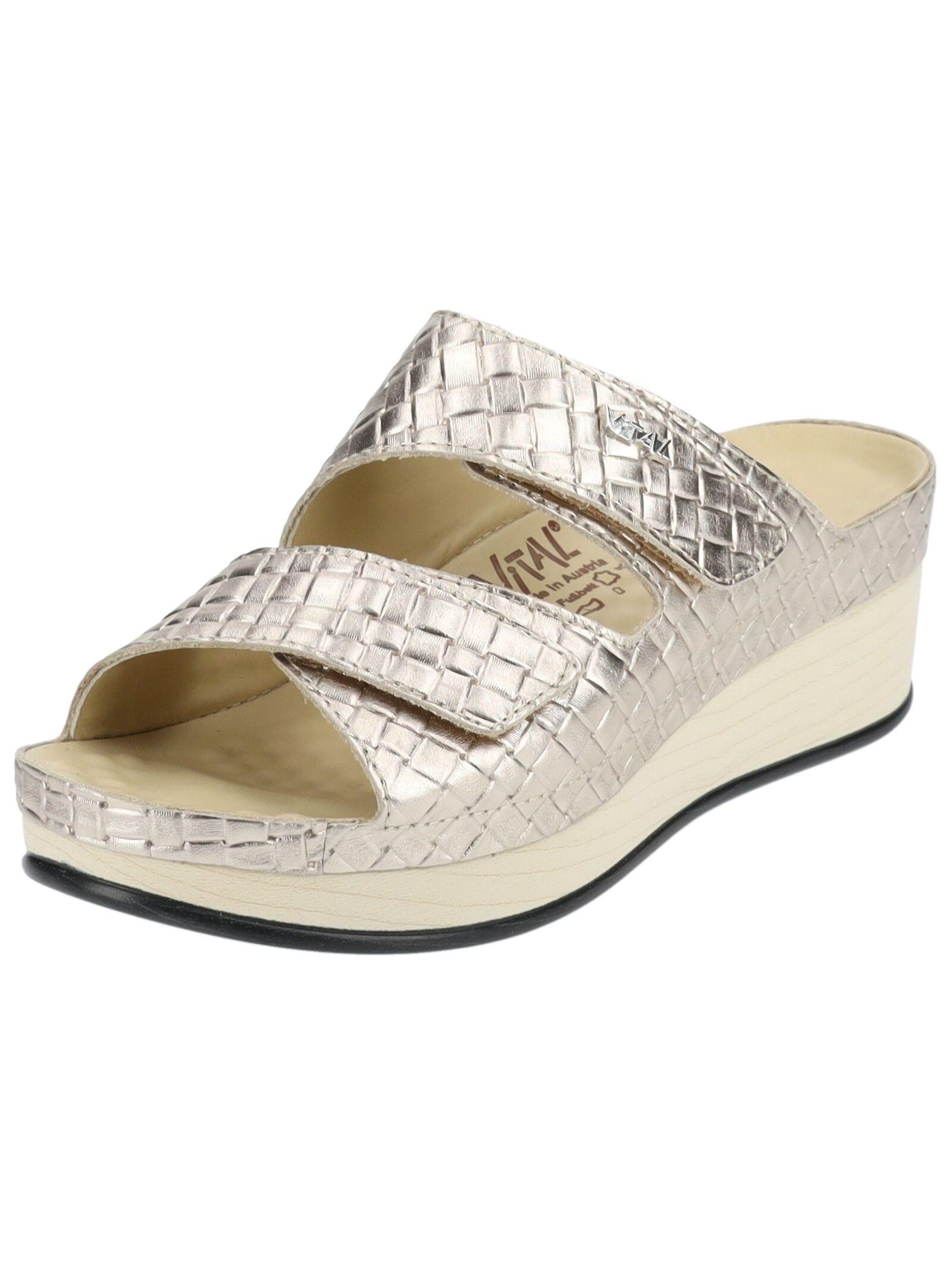 Image of Pantoletten 1603 Unisex Gold 37