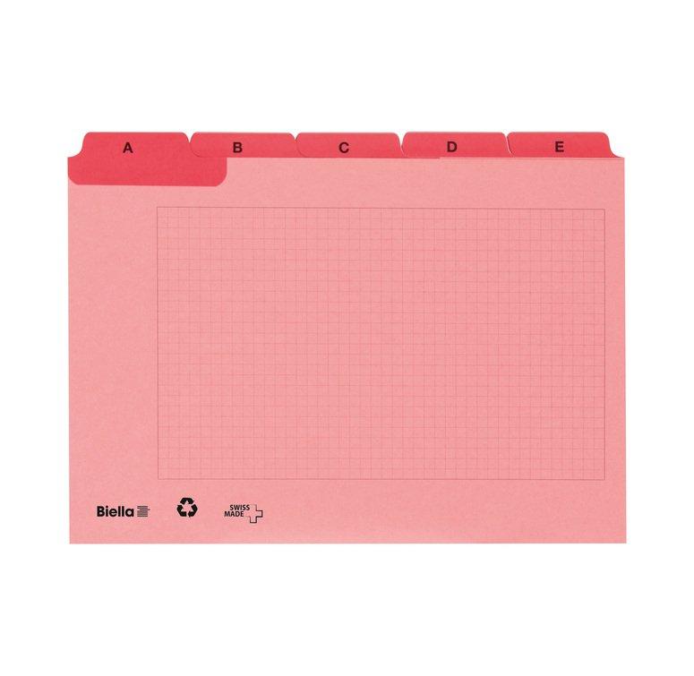 Image of Leitkarten, A5, Karton, A-Z 25-teilig, Taben verstärkt Leitkarten, A5, Karton, A-Z 25-teilig, Taben verstärkt