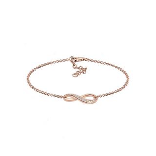 Elli  Bracelet Symbole D'infini Avec Cristaux De Zirconium 