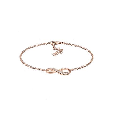 Elli  Bracelet Symbole D'infini Avec Cristaux De Zirconium 