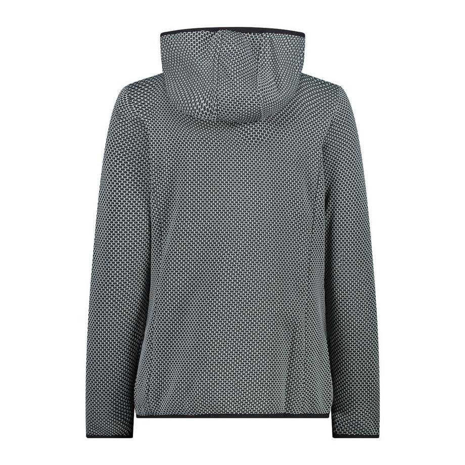 CMP Veste polaire à capuche motif nid d'abeille  